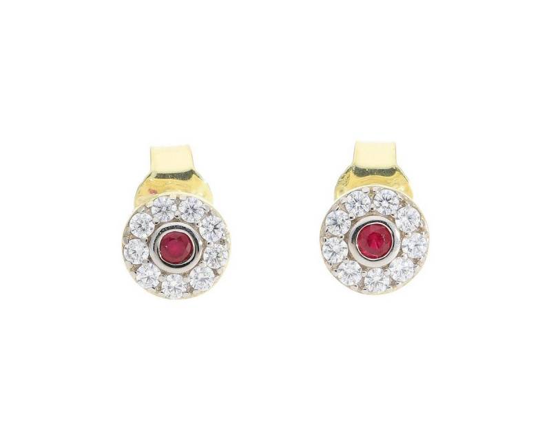 JuwelmaLux Ohrring-Set JuwelmaLux Ohrstecker echtem Rubin und Zirkonia 333 Gold JL20-06-1171 JuwelmaLux Ohrring-Set JuwelmaLux Ohrstecker echtem Rubin und Zirkonia 333 Gold JL20-06-1171 von JuwelmaLux