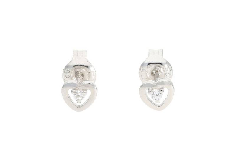 JuwelmaLux Ohrring-Set Ohrstecker Herzen für Kinder Silber 925 mit Zirkonia JL10-06-3708 von JuwelmaLux