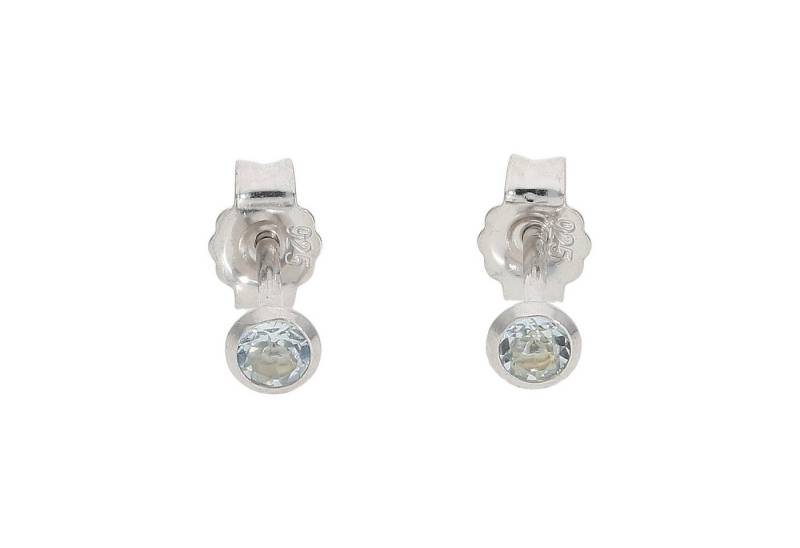 JuwelmaLux Ohrring-Set Silber Ohrstecker Damen mit echte Blautopas JuwelmaLux JL52-06-0172 von JuwelmaLux