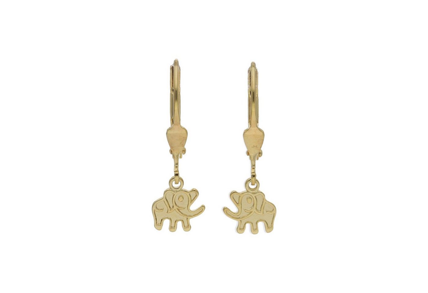 JuwelmaLux Paar Ohrhänger JuwelmaLux Kinder Ohrhänger 333/000 (8 Karat) Gold Elefant JL30-06-234 (kein Set, 2-tlg., inkl. edelm Schmucketui) von JuwelmaLux