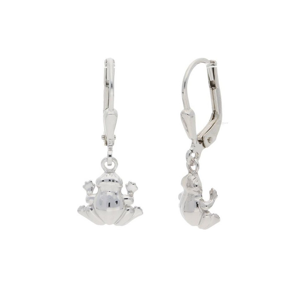 JuwelmaLux Paar Ohrhänger JuwelmaLux Kinderohrhänger Frosch 925/000 Sterling Silber JL10-06-2100 (kein Set, 2-tlg., inkl. edelm Schmucketui) von JuwelmaLux