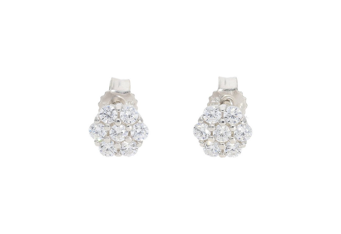 JuwelmaLux Paar Ohrstecker Damen Ohrstecker 925 Silber Zirkonia JL16-06-0822 JuwelmaLux (kein Set, 2-tlg., inkl. edelm Schmucketui) von JuwelmaLux