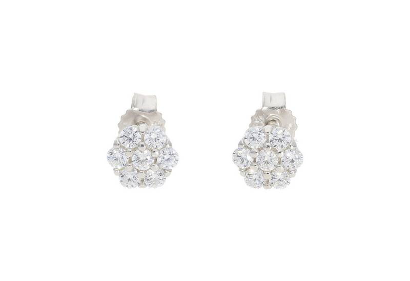 JuwelmaLux Paar Ohrstecker Damen Ohrstecker 925 Silber Zirkonia JL16-06-0822 JuwelmaLux (kein Set, 2-tlg., inkl. edelm Schmucketui) von JuwelmaLux