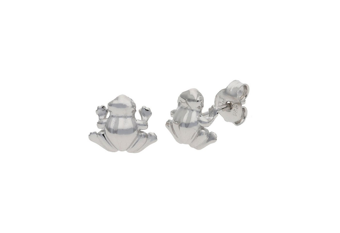 JuwelmaLux Paar Ohrstecker JuwelmaLux Kinder Ohrstecker Frosch 925/000 Sterling Silber JL10-06-28 (kein Set, 2-tlg., inkl. edelm Schmucketui) von JuwelmaLux