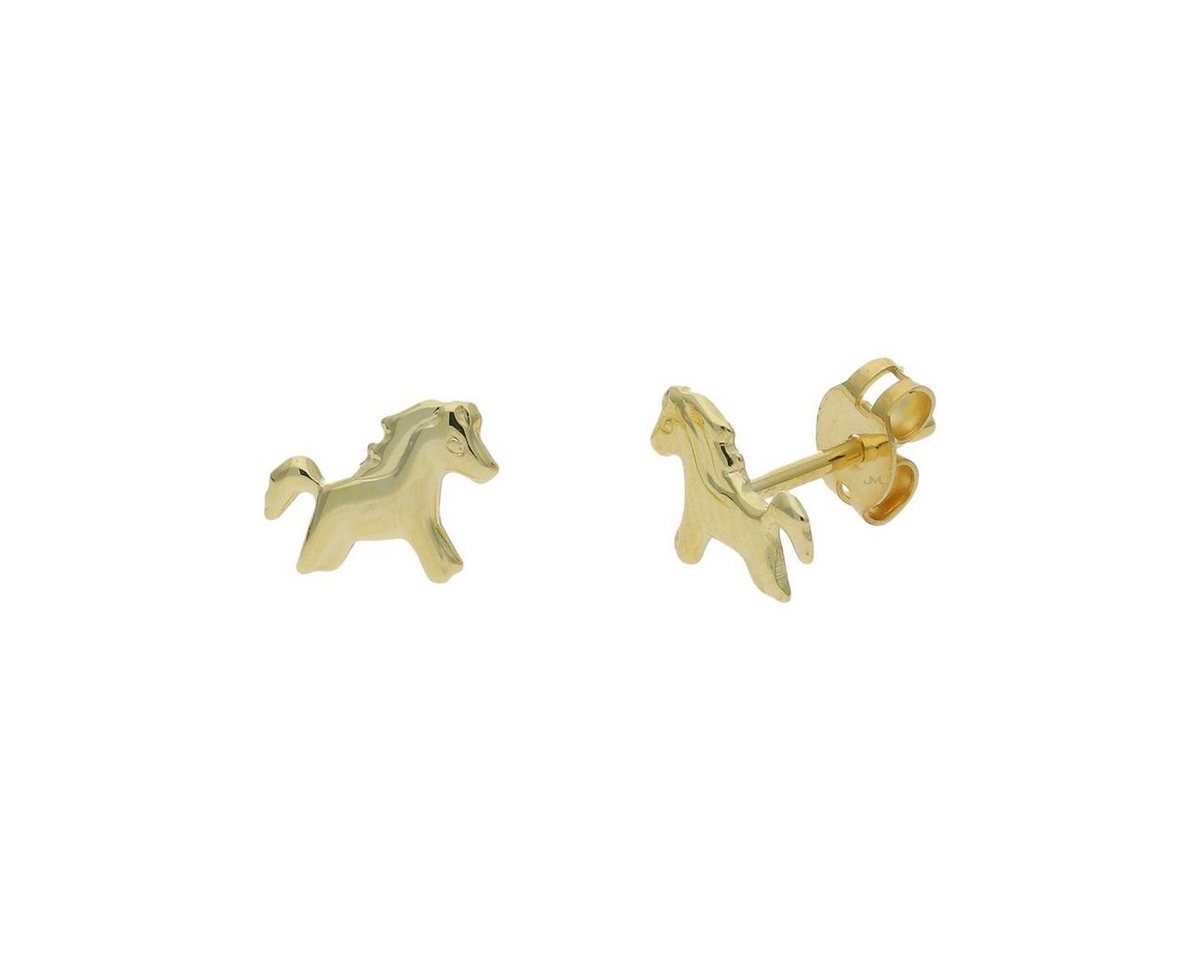 JuwelmaLux Paar Ohrstecker JuwelmaLux Kinder Ohrstecker Pferde 333/000 (8 Karat) Gold JL14-06-030 (kein Set, 2-tlg., inkl. edelm Schmucketui) von JuwelmaLux