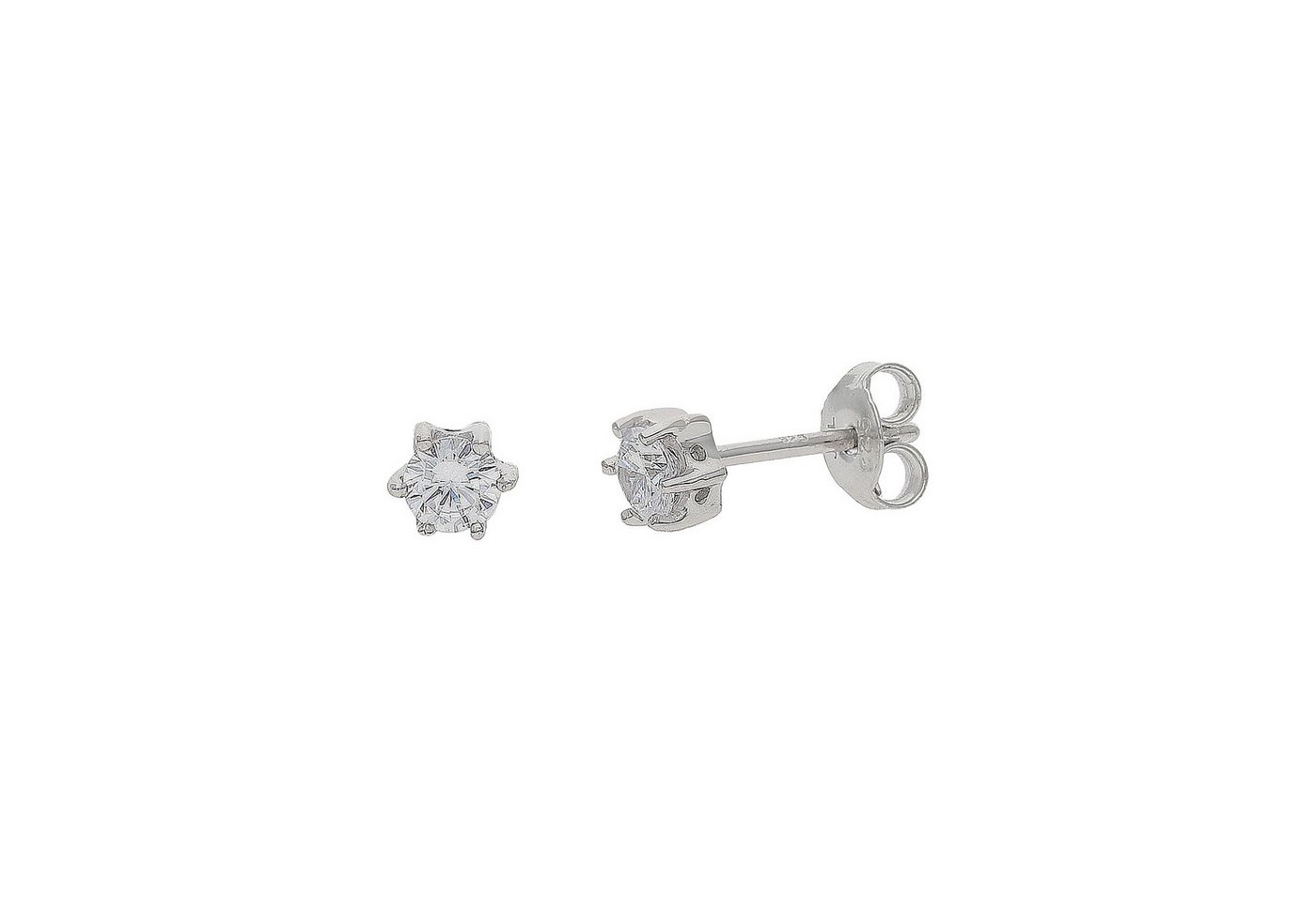 JuwelmaLux Paar Ohrstecker JuwelmaLux Ohrstecker 925/000 Sterling Silber mit Cubic Zirkonia JL39- (kein Set, 2-tlg., inkl. edelm Schmucketui) von JuwelmaLux