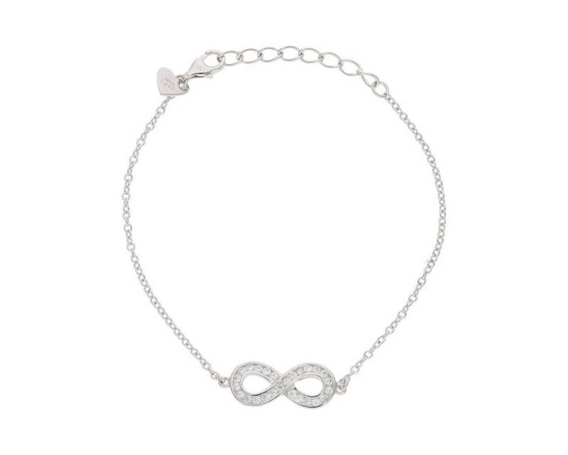 JuwelmaLux Silberarmband JuwelmaLux Infinity Armband Sterling Silber 925 Zirkonia JL16-03-0728 (kein Set, 1-tlg., kein Set) von JuwelmaLux