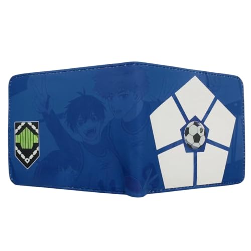 Juyuup Bachira Meguru Anime Figure Chigiri Hyoma Wallets ID Card Credit Card Multi Purpose Wallet Men Bi-Fold Wallet, mehrfarbig, 11*9.5 CM, Klassisch von Juyuup