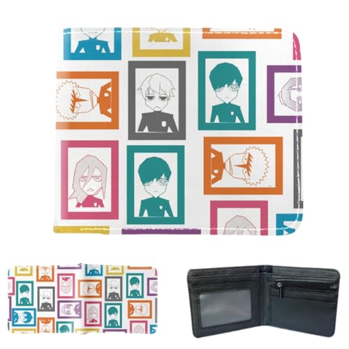 Juyuup Bachira Meguru Anime Figure Chigiri Hyoma Wallets ID Card Credit Card Multi Purpose Wallet Men Bi-Fold Wallet, mehrfarbig, 11*9.5 CM, Klassisch von Juyuup