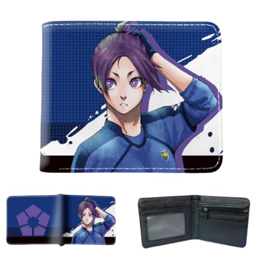 Juyuup Bachira Meguru Anime Figure Chigiri Hyoma Wallets ID Card Credit Card Multi Purpose Wallet Men Bi-Fold Wallet, mehrfarbig, 11*9.5 CM, Klassisch Juyuup Bachira Meguru Anime Figure Chigiri Hyoma Wallets ID Card Credit Card Multi Purpose Wallet Men Bi-Fold Wallet, mehrfarbig, 11*9.5 CM, Klassisch von Juyuup