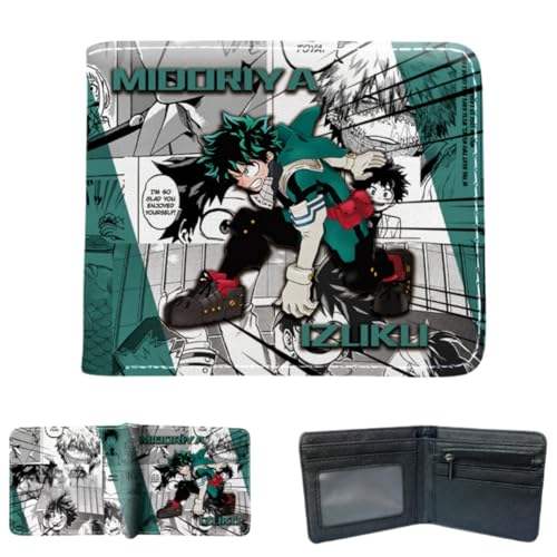 Juyuup Bakugou Katsuki Midoriya Izuku Anime Figure Wallets ID Card Credit Card Multi Purpose Wallet Men Bi-Fold Wallet, mehrfarbig, 11*9.5 CM, Klassisch Juyuup Bakugou Katsuki Midoriya Izuku Anime Figure Wallets ID Card Credit Card Multi Purpose Wallet Men Bi-Fold Wallet, mehrfarbig, 11*9.5 CM, Klassisch von Juyuup