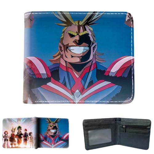 Juyuup Bakugou Katsuki Midoriya Izuku Anime Figure Wallets ID Card Credit Card Multi Purpose Wallet Men Bi-Fold Wallet, mehrfarbig, 11*9.5 CM, Klassisch von Juyuup