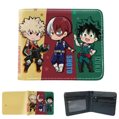 Juyuup Bakugou Katsuki Midoriya Izuku Anime Figure Wallets ID Card Credit Card Multi Purpose Wallet Men Bi-Fold Wallet, mehrfarbig, 11*9.5 CM, Klassisch Juyuup Bakugou Katsuki Midoriya Izuku Anime Figure Wallets ID Card Credit Card Multi Purpose Wallet Men Bi-Fold Wallet, mehrfarbig, 11*9.5 CM, Klassisch von Juyuup