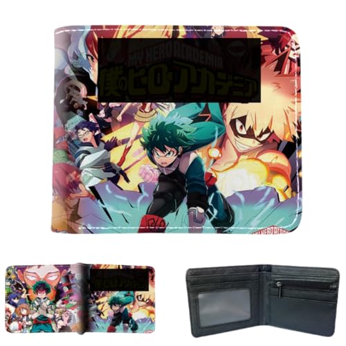 Juyuup Bakugou Katsuki Midoriya Izuku Anime Figure Wallets ID Card Credit Card Multi Purpose Wallet Men Bi-Fold Wallet, mehrfarbig, 11*9.5 CM, Klassisch Juyuup Bakugou Katsuki Midoriya Izuku Anime Figure Wallets ID Card Credit Card Multi Purpose Wallet Men Bi-Fold Wallet, mehrfarbig, 11*9.5 CM, Klassisch von Juyuup