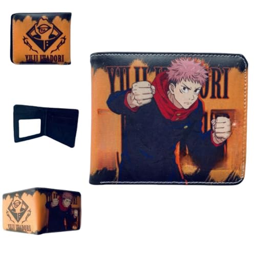 Juyuup Itadori Yuji Satoru Gojo Anime Figure Wallets ID Card Credit Card Multi Purpose Wallet Men Bi-Fold Wallet, mehrfarbig, 11*9.5 CM, Klassisch Juyuup Itadori Yuji Satoru Gojo Anime Figure Wallets ID Card Credit Card Multi Purpose Wallet Men Bi-Fold Wallet, mehrfarbig, 11*9.5 CM, Klassisch von Juyuup