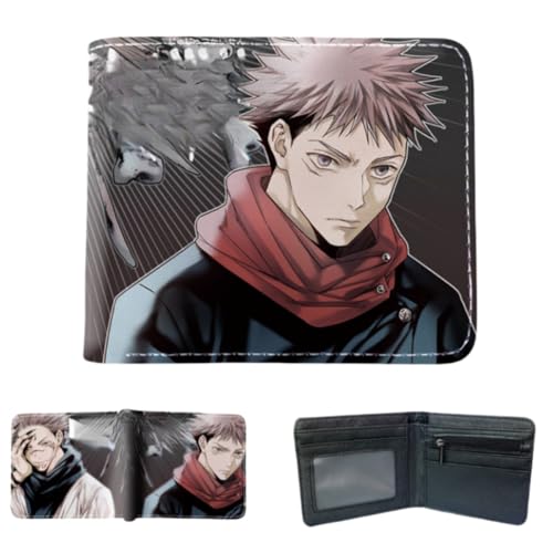 Juyuup Itadori Yuji Satoru Gojo Anime Figure Wallets ID Card Credit Card Multi Purpose Wallet Men Bi-Fold Wallet, mehrfarbig, 11*9.5 CM, Klassisch Juyuup Itadori Yuji Satoru Gojo Anime Figure Wallets ID Card Credit Card Multi Purpose Wallet Men Bi-Fold Wallet, mehrfarbig, 11*9.5 CM, Klassisch von Juyuup