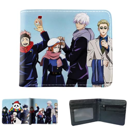 Juyuup Itadori Yuji Satoru Gojo Anime Figure Wallets ID Card Credit Card Multi Purpose Wallet Men Bi-Fold Wallet, mehrfarbig, 11*9.5 CM, Klassisch Juyuup Itadori Yuji Satoru Gojo Anime Figure Wallets ID Card Credit Card Multi Purpose Wallet Men Bi-Fold Wallet, mehrfarbig, 11*9.5 CM, Klassisch von Juyuup