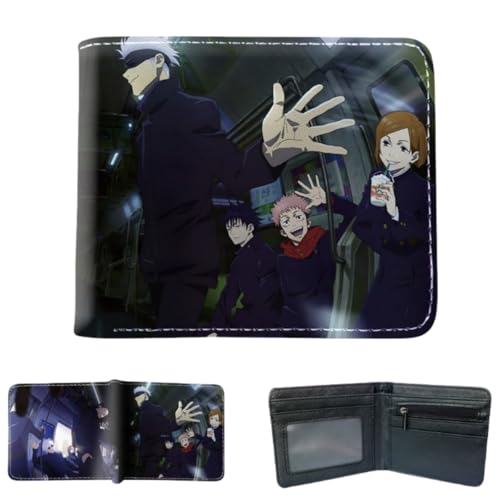 Juyuup Itadori Yuji Satoru Gojo Anime Figure Wallets ID Card Credit Card Multi Purpose Wallet Men Bi-Fold Wallet, mehrfarbig, 11*9.5 CM, Klassisch Juyuup Itadori Yuji Satoru Gojo Anime Figure Wallets ID Card Credit Card Multi Purpose Wallet Men Bi-Fold Wallet, mehrfarbig, 11*9.5 CM, Klassisch von Juyuup