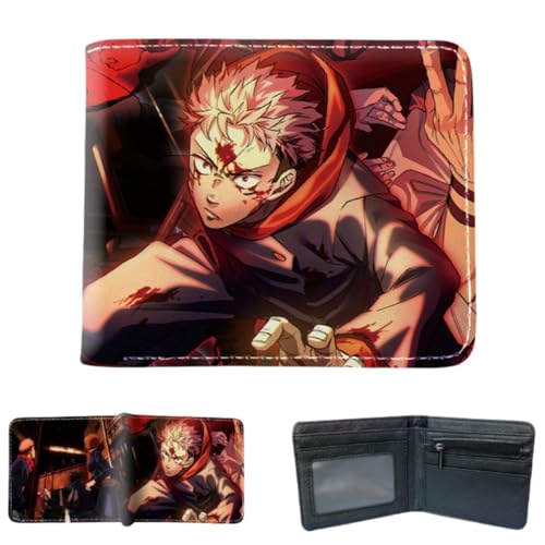 Juyuup Itadori Yuji Satoru Gojo Anime Figure Wallets ID Card Credit Card Multi Purpose Wallet Men Bi-Fold Wallet, mehrfarbig, 11*9.5 CM, Klassisch Juyuup Itadori Yuji Satoru Gojo Anime Figure Wallets ID Card Credit Card Multi Purpose Wallet Men Bi-Fold Wallet, mehrfarbig, 11*9.5 CM, Klassisch von Juyuup