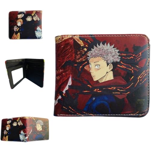 Juyuup Itadori Yuji Satoru Gojo Anime Figure Wallets ID Card Credit Card Multi Purpose Wallet Men Bi-Fold Wallet, mehrfarbig, 11*9.5 CM, Klassisch Juyuup Itadori Yuji Satoru Gojo Anime Figure Wallets ID Card Credit Card Multi Purpose Wallet Men Bi-Fold Wallet, mehrfarbig, 11*9.5 CM, Klassisch von Juyuup