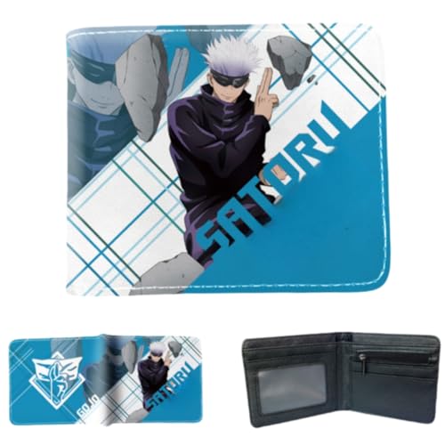 Juyuup Itadori Yuji Satoru Gojo Anime Figure Wallets ID Card Credit Card Multi Purpose Wallet Men Bi-Fold Wallet, mehrfarbig, 11*9.5 CM, Klassisch Juyuup Itadori Yuji Satoru Gojo Anime Figure Wallets ID Card Credit Card Multi Purpose Wallet Men Bi-Fold Wallet, mehrfarbig, 11*9.5 CM, Klassisch von Juyuup