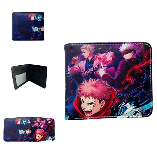 Juyuup Itadori Yuji Satoru Gojo Anime Figure Wallets ID Card Credit Card Multi Purpose Wallet Men Bi-Fold Wallet, mehrfarbig, 11*9.5 CM, Klassisch Juyuup Itadori Yuji Satoru Gojo Anime Figure Wallets ID Card Credit Card Multi Purpose Wallet Men Bi-Fold Wallet, mehrfarbig, 11*9.5 CM, Klassisch von Juyuup