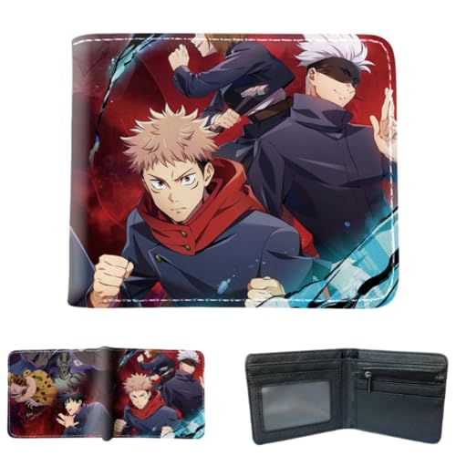 Juyuup Itadori Yuji Satoru Gojo Anime Figure Wallets ID Card Credit Card Multi Purpose Wallet Men Bi-Fold Wallet, mehrfarbig, 11*9.5 CM, Klassisch Juyuup Itadori Yuji Satoru Gojo Anime Figure Wallets ID Card Credit Card Multi Purpose Wallet Men Bi-Fold Wallet, mehrfarbig, 11*9.5 CM, Klassisch von Juyuup