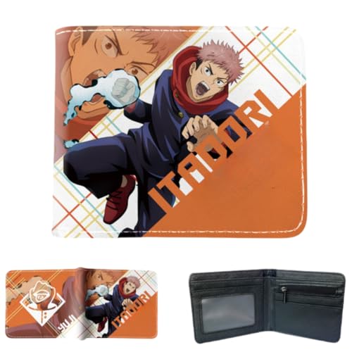 Juyuup Itadori Yuji Satoru Gojo Anime Figure Wallets ID Card Credit Card Multi Purpose Wallet Men Bi-Fold Wallet, mehrfarbig, 11*9.5 CM, Klassisch Juyuup Itadori Yuji Satoru Gojo Anime Figure Wallets ID Card Credit Card Multi Purpose Wallet Men Bi-Fold Wallet, mehrfarbig, 11*9.5 CM, Klassisch von Juyuup