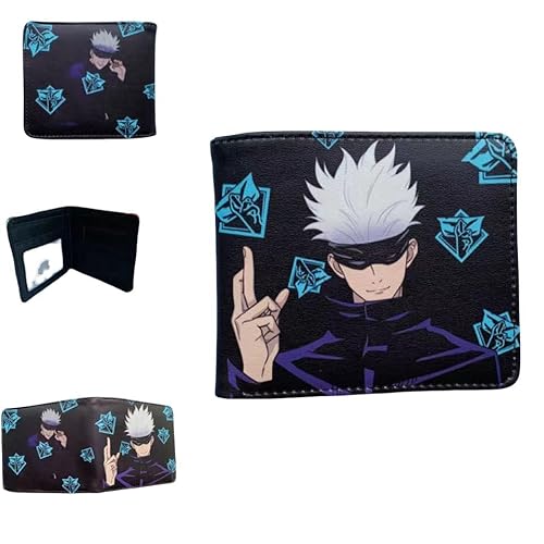 Juyuup Itadori Yuji Satoru Gojo Anime Figure Wallets ID Card Credit Card Multi Purpose Wallet Men Bi-Fold Wallet, mehrfarbig, 11*9.5 CM, Klassisch Juyuup Itadori Yuji Satoru Gojo Anime Figure Wallets ID Card Credit Card Multi Purpose Wallet Men Bi-Fold Wallet, mehrfarbig, 11*9.5 CM, Klassisch von Juyuup