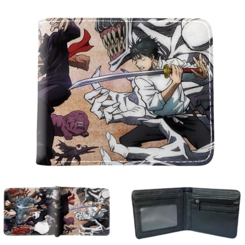 Juyuup Itadori Yuji Satoru Gojo Anime Figure Wallets ID Card Credit Card Multi Purpose Wallet Men Bi-Fold Wallet, mehrfarbig, 11*9.5 CM, Klassisch Juyuup Itadori Yuji Satoru Gojo Anime Figure Wallets ID Card Credit Card Multi Purpose Wallet Men Bi-Fold Wallet, mehrfarbig, 11*9.5 CM, Klassisch von Juyuup