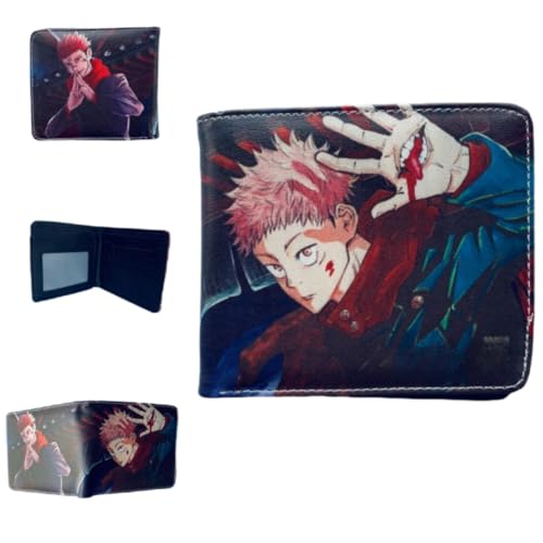 Juyuup Itadori Yuji Satoru Gojo Anime Figure Wallets ID Card Credit Card Multi Purpose Wallet Men Bi-Fold Wallet, mehrfarbig, 11*9.5 CM, Klassisch Juyuup Itadori Yuji Satoru Gojo Anime Figure Wallets ID Card Credit Card Multi Purpose Wallet Men Bi-Fold Wallet, mehrfarbig, 11*9.5 CM, Klassisch von Juyuup