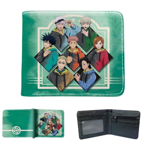 Juyuup Itadori Yuji Satoru Gojo Anime Figure Wallets ID Card Credit Card Multi Purpose Wallet Men Bi-Fold Wallet, mehrfarbig, 11*9.5 CM, Klassisch Juyuup Itadori Yuji Satoru Gojo Anime Figure Wallets ID Card Credit Card Multi Purpose Wallet Men Bi-Fold Wallet, mehrfarbig, 11*9.5 CM, Klassisch von Juyuup