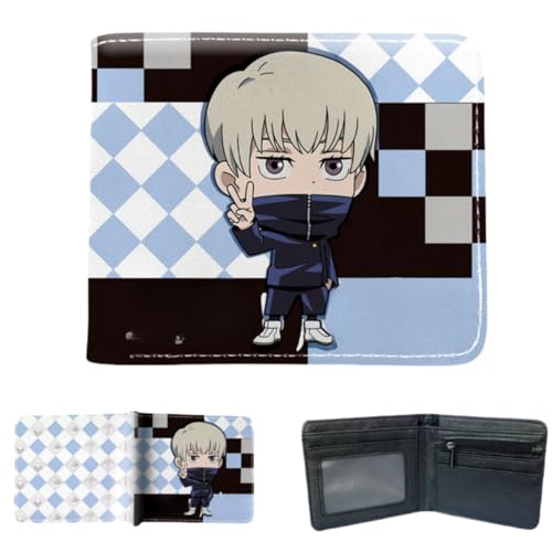 Juyuup Itadori Yuji Satoru Gojo Anime Figure Wallets ID Card Credit Card Multi Purpose Wallet Men Bi-Fold Wallet, mehrfarbig, 11*9.5 CM, Klassisch Juyuup Itadori Yuji Satoru Gojo Anime Figure Wallets ID Card Credit Card Multi Purpose Wallet Men Bi-Fold Wallet, mehrfarbig, 11*9.5 CM, Klassisch von Juyuup