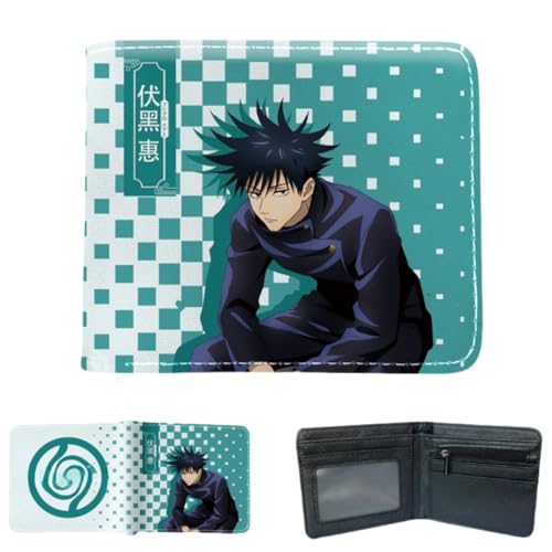 Juyuup Itadori Yuji Satoru Gojo Anime Figure Wallets ID Card Credit Card Multi Purpose Wallet Men Bi-Fold Wallet, mehrfarbig, 11*9.5 CM, Klassisch Juyuup Itadori Yuji Satoru Gojo Anime Figure Wallets ID Card Credit Card Multi Purpose Wallet Men Bi-Fold Wallet, mehrfarbig, 11*9.5 CM, Klassisch von Juyuup