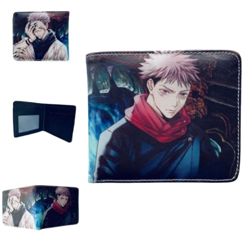 Juyuup Itadori Yuji Satoru Gojo Anime Figure Wallets ID Card Credit Card Multi Purpose Wallet Men Bi-Fold Wallet, mehrfarbig, 11*9.5 CM, Klassisch Juyuup Itadori Yuji Satoru Gojo Anime Figure Wallets ID Card Credit Card Multi Purpose Wallet Men Bi-Fold Wallet, mehrfarbig, 11*9.5 CM, Klassisch von Juyuup