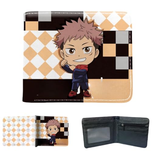 Juyuup Itadori Yuji Satoru Gojo Anime Figure Wallets ID Card Credit Card Multi Purpose Wallet Men Bi-Fold Wallet, mehrfarbig, 11*9.5 CM, Klassisch Juyuup Itadori Yuji Satoru Gojo Anime Figure Wallets ID Card Credit Card Multi Purpose Wallet Men Bi-Fold Wallet, mehrfarbig, 11*9.5 CM, Klassisch von Juyuup