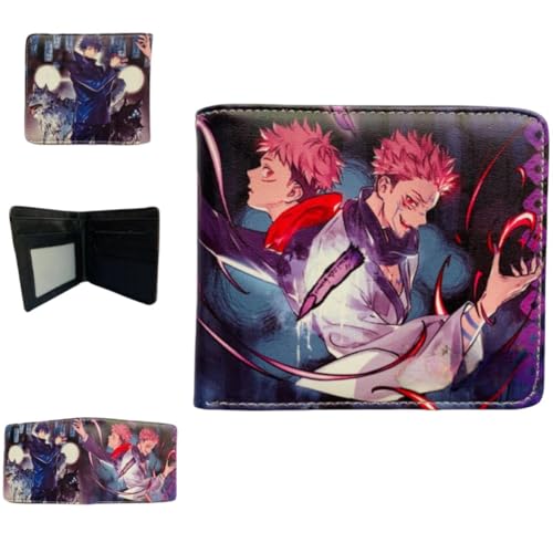 Juyuup Itadori Yuji Satoru Gojo Anime Figure Wallets ID Card Credit Card Multi Purpose Wallet Men Bi-Fold Wallet, mehrfarbig, 11*9.5 CM, Klassisch Juyuup Itadori Yuji Satoru Gojo Anime Figure Wallets ID Card Credit Card Multi Purpose Wallet Men Bi-Fold Wallet, mehrfarbig, 11*9.5 CM, Klassisch von Juyuup