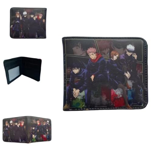 Juyuup Itadori Yuji Satoru Gojo Anime Figure Wallets ID Card Credit Card Multi Purpose Wallet Men Bi-Fold Wallet, mehrfarbig, 11*9.5 CM, Klassisch Juyuup Itadori Yuji Satoru Gojo Anime Figure Wallets ID Card Credit Card Multi Purpose Wallet Men Bi-Fold Wallet, mehrfarbig, 11*9.5 CM, Klassisch von Juyuup