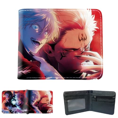 Juyuup Itadori Yuji Satoru Gojo Anime Figure Wallets ID Card Credit Card Multi Purpose Wallet Men Bi-Fold Wallet, mehrfarbig, 11*9.5 CM, Klassisch Juyuup Itadori Yuji Satoru Gojo Anime Figure Wallets ID Card Credit Card Multi Purpose Wallet Men Bi-Fold Wallet, mehrfarbig, 11*9.5 CM, Klassisch von Juyuup