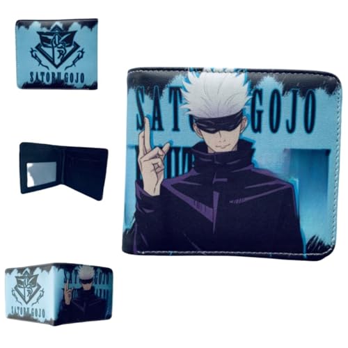 Juyuup Itadori Yuji Satoru Gojo Anime Figure Wallets ID Card Credit Card Multi Purpose Wallet Men Bi-Fold Wallet, mehrfarbig, 11*9.5 CM, Klassisch Juyuup Itadori Yuji Satoru Gojo Anime Figure Wallets ID Card Credit Card Multi Purpose Wallet Men Bi-Fold Wallet, mehrfarbig, 11*9.5 CM, Klassisch von Juyuup