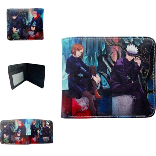 Juyuup Itadori Yuji Satoru Gojo Anime Figure Wallets ID Card Credit Card Multi Purpose Wallet Men Bi-Fold Wallet, mehrfarbig, 11*9.5 CM, Klassisch Juyuup Itadori Yuji Satoru Gojo Anime Figure Wallets ID Card Credit Card Multi Purpose Wallet Men Bi-Fold Wallet, mehrfarbig, 11*9.5 CM, Klassisch von Juyuup