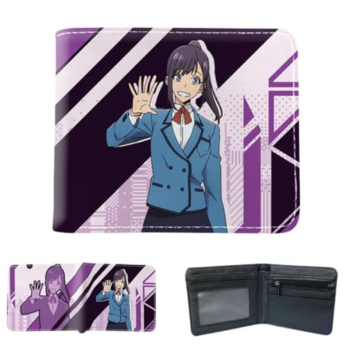 Juyuup Jinwoo Sung Anime Figure Wallets ID Card Credit Card Multi Purpose Wallet Men Bi-Fold Wallet, mehrfarbig, 11*9.5 CM, Klassisch von Juyuup