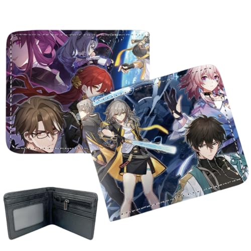 Juyuup Kafka Dan Heng Anime Figure Wallets ID Card Credit Card Multi Purpose Wallet Men Bi-Fold Wallet, mehrfarbig, 11*9.5 CM, Klassisch Juyuup Kafka Dan Heng Anime Figure Wallets ID Card Credit Card Multi Purpose Wallet Men Bi-Fold Wallet, mehrfarbig, 11*9.5 CM, Klassisch von Juyuup