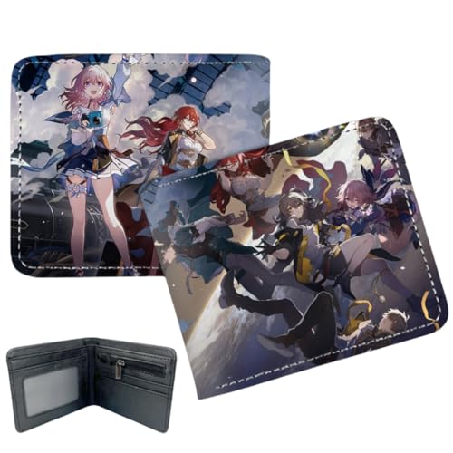 Juyuup Kafka Dan Heng Anime Figure Wallets ID Card Credit Card Multi Purpose Wallet Men Bi-Fold Wallet, mehrfarbig, 11*9.5 CM, Klassisch Juyuup Kafka Dan Heng Anime Figure Wallets ID Card Credit Card Multi Purpose Wallet Men Bi-Fold Wallet, mehrfarbig, 11*9.5 CM, Klassisch von Juyuup