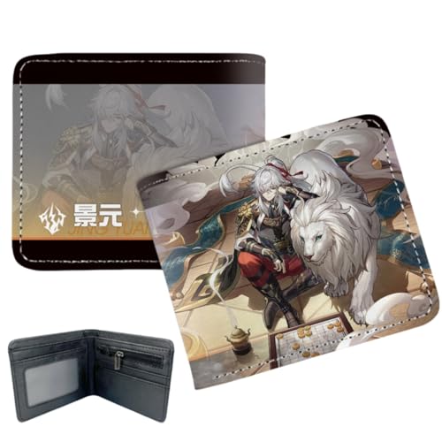 Juyuup Kafka Dan Heng Anime Figure Wallets ID Card Credit Card Multi Purpose Wallet Men Bi-Fold Wallet, mehrfarbig, 11*9.5 CM, Klassisch Juyuup Kafka Dan Heng Anime Figure Wallets ID Card Credit Card Multi Purpose Wallet Men Bi-Fold Wallet, mehrfarbig, 11*9.5 CM, Klassisch von Juyuup