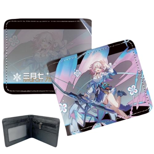 Juyuup Kafka Dan Heng Anime Figure Wallets ID Card Credit Card Multi Purpose Wallet Men Bi-Fold Wallet, mehrfarbig, 11*9.5 CM, Klassisch Juyuup Kafka Dan Heng Anime Figure Wallets ID Card Credit Card Multi Purpose Wallet Men Bi-Fold Wallet, mehrfarbig, 11*9.5 CM, Klassisch von Juyuup