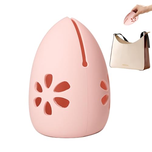 Jvjggag Make-up-Schwammhalter, Beauty-Mixer-Halter, Beauty-Mixer-Etui, 2 Stück Wiederverwendbares Beauty-Make-up-Ei-Etui, Silikon-Make-up-Pinselhalter, Make-up-Pinselhalter Reisen, Makeup-Organizer von Jvjggag