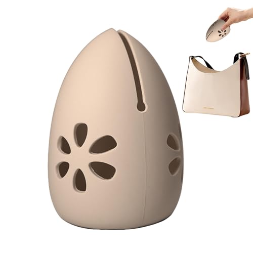 Jvjggag Make-up-Schwammhalter, Beauty-Mixer-Halter, Beauty-Mixer-Etui, 2 Stück Wiederverwendbares Beauty-Make-up-Ei-Etui, Silikon-Make-up-Pinselhalter, Make-up-Pinselhalter Reisen, Makeup-Organizer von Jvjggag