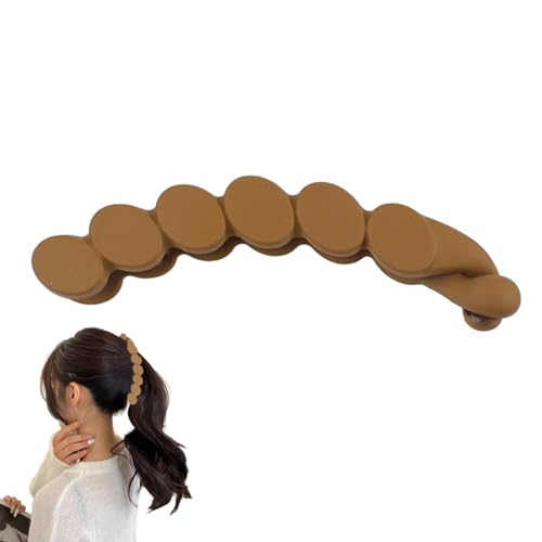 Jvjggag Pferdeschwanz-Halter, Haarspange, starker Halt, Pferdeschwanz-Halter, Clips, Drahtreifen, Haar-Pferdeschwanz-Clip, vertikale Haarnadel für Frauen und Mädchen von Jvjggag