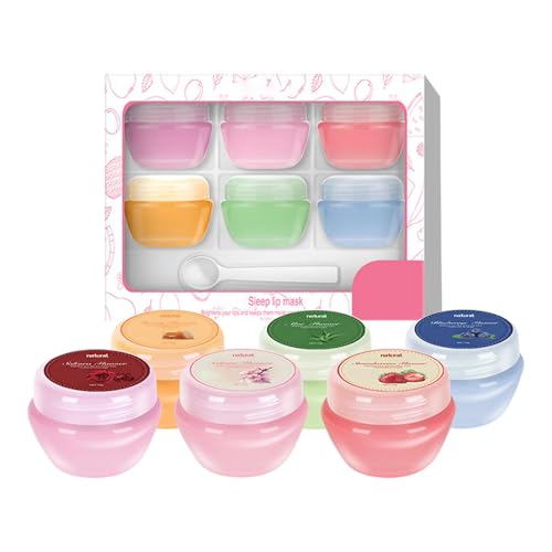 Lip Balm, Lip Moisturizer, Nourishing Lip Balm, Lip Care Tool, 6 Pieces Hydrating Formula Long-Lasting Moisture Smooth Application Non-Sticky Fragrance- Dermatologically Tested for All Skin Types Lip Balm, Lip Moisturizer, Nourishing Lip Balm, Lip Care Tool, 6 Pieces Hydrating Formula Long-Lasting Moisture Smooth Application Non-Sticky Fragrance- Dermatologically Tested for All Skin Types von Jvjggag